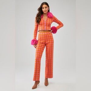 Show Me Your Mumu Faux Fur Pants Set